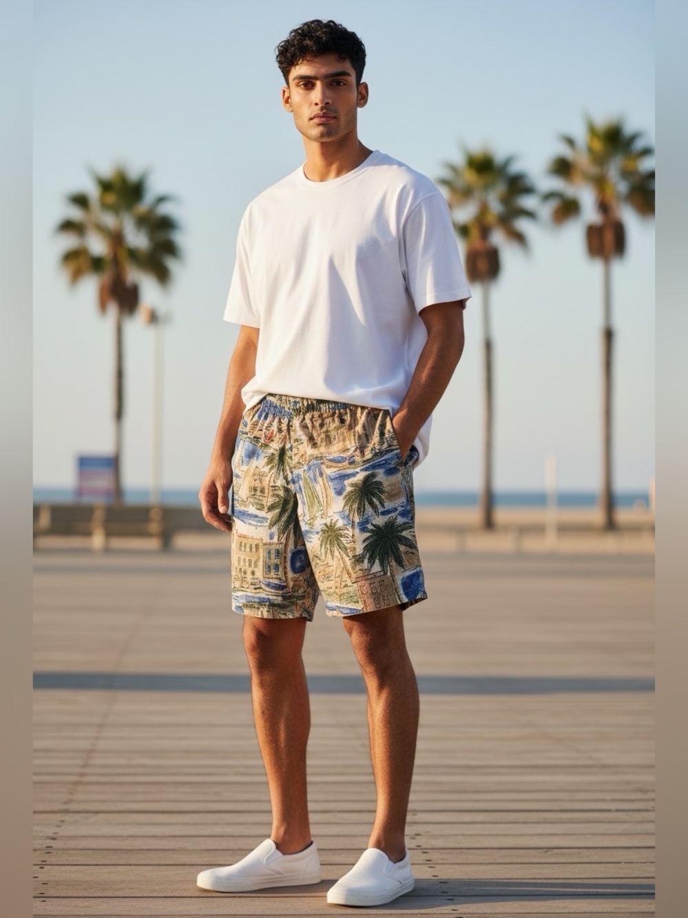 Nautica Mens Swim Trunks in Size M.